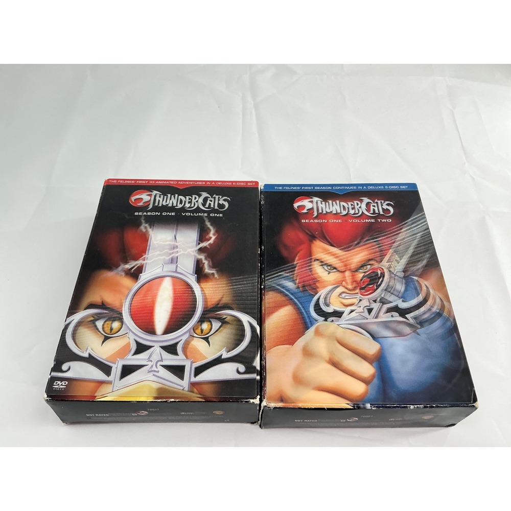 Thundercats Season 1 Volume 1 & 2 DVD Set 12-Discs Episodes 1-65 Box Set